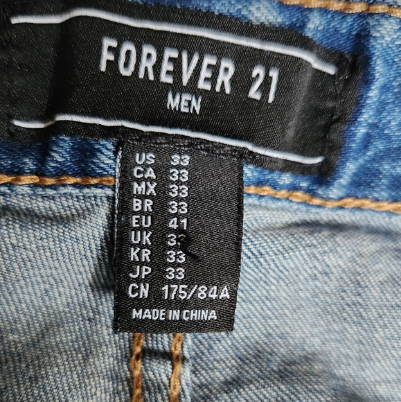 Forever 21 Men Skinny Fit Size 33 - Picture 9 of 11